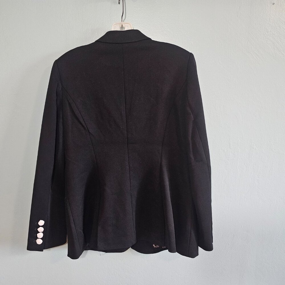 NWT | White House Black Market 3-Button Fashion Blazer | Black | 12 - Picture 6 of 12